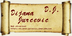 Dijana Jurčević vizit kartica